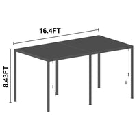 Dawninghome Outdoor Gazebo Adjustable Double Layer Louvers Canopy all Aluminum Frame Pergola