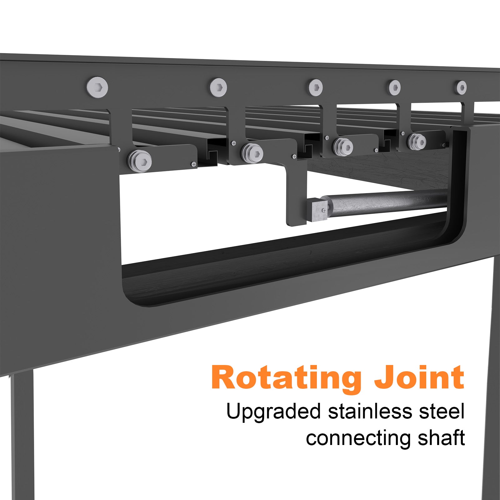 Dawninghome Outdoor Gazebo Adjustable Double Layer Louvers Canopy all Aluminum Frame Pergola