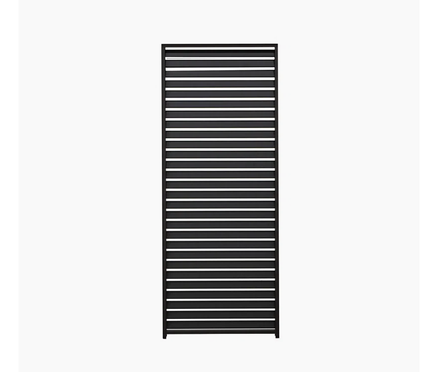 Dawninghome Fixed Aluminum Shutter Wall (Pergola accessory) Louvered wall panels