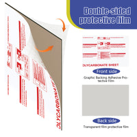 Durable Polycarbonate Roofing Panel Roof Cladding Greenhouse Shed Canopy Light Transmission Clear