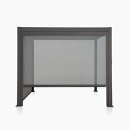 Dawninghome Aluminum Pull Down Privacy Screen for Pergola UV Protection Wind Block