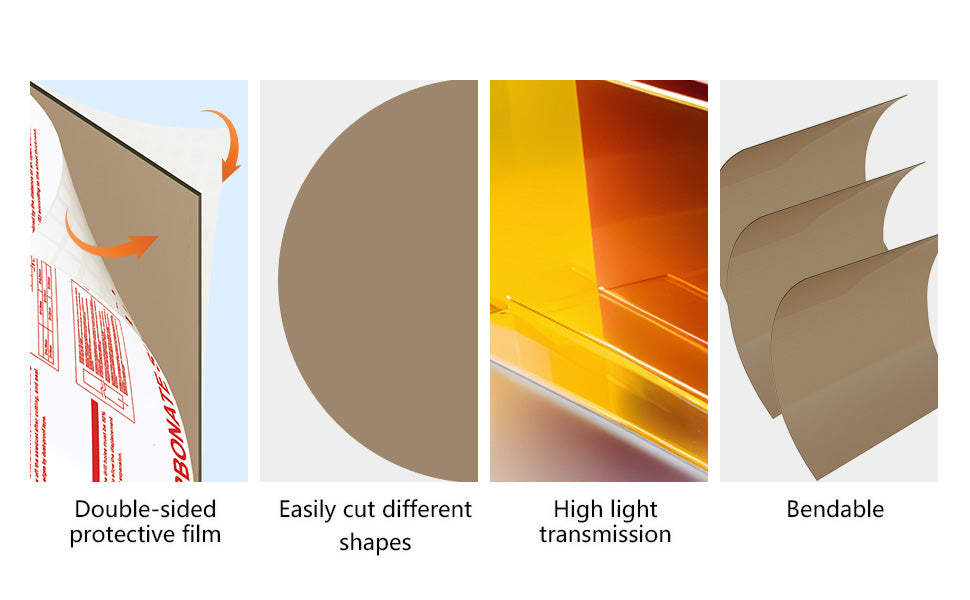Durable Polycarbonate Roofing Panel Roof Cladding Greenhouse Shed Canopy Light Transmission Clear