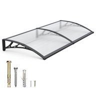 Toldo de policarbonato para janela e porta 32x80 polegadas 80x200cm