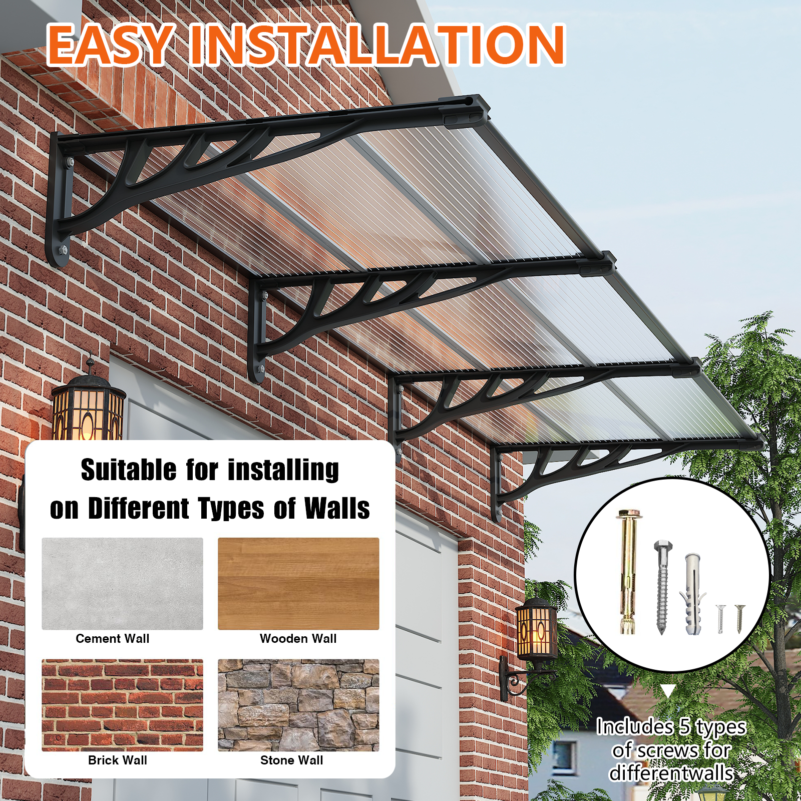 Protect Your Porch from Rain, Snow, and UV – DIY Modular Polycarbonate Awning | Dawninghome