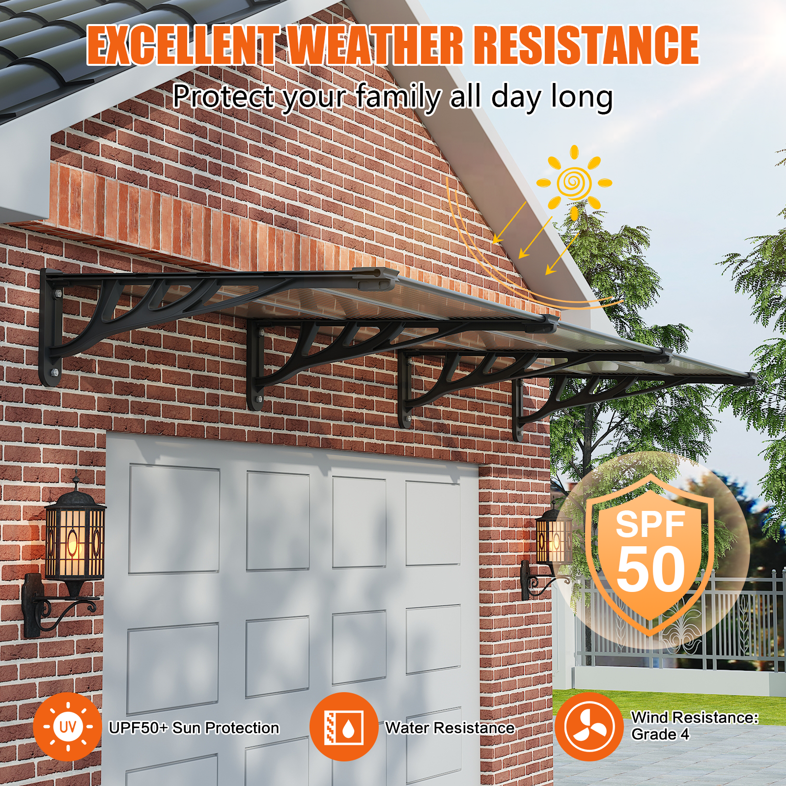 Protect Your Porch from Rain, Snow, and UV – DIY Modular Polycarbonate Awning | Dawninghome