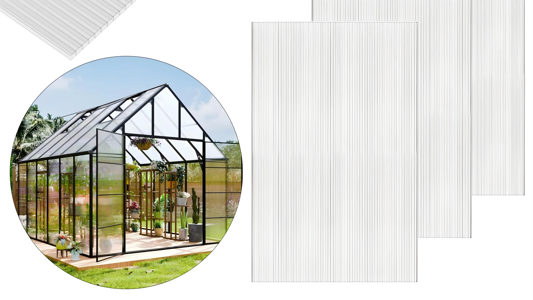 🌱 Grow Stronger Year-Round: Discover DawningHome’s Greenhouse Panel Collection