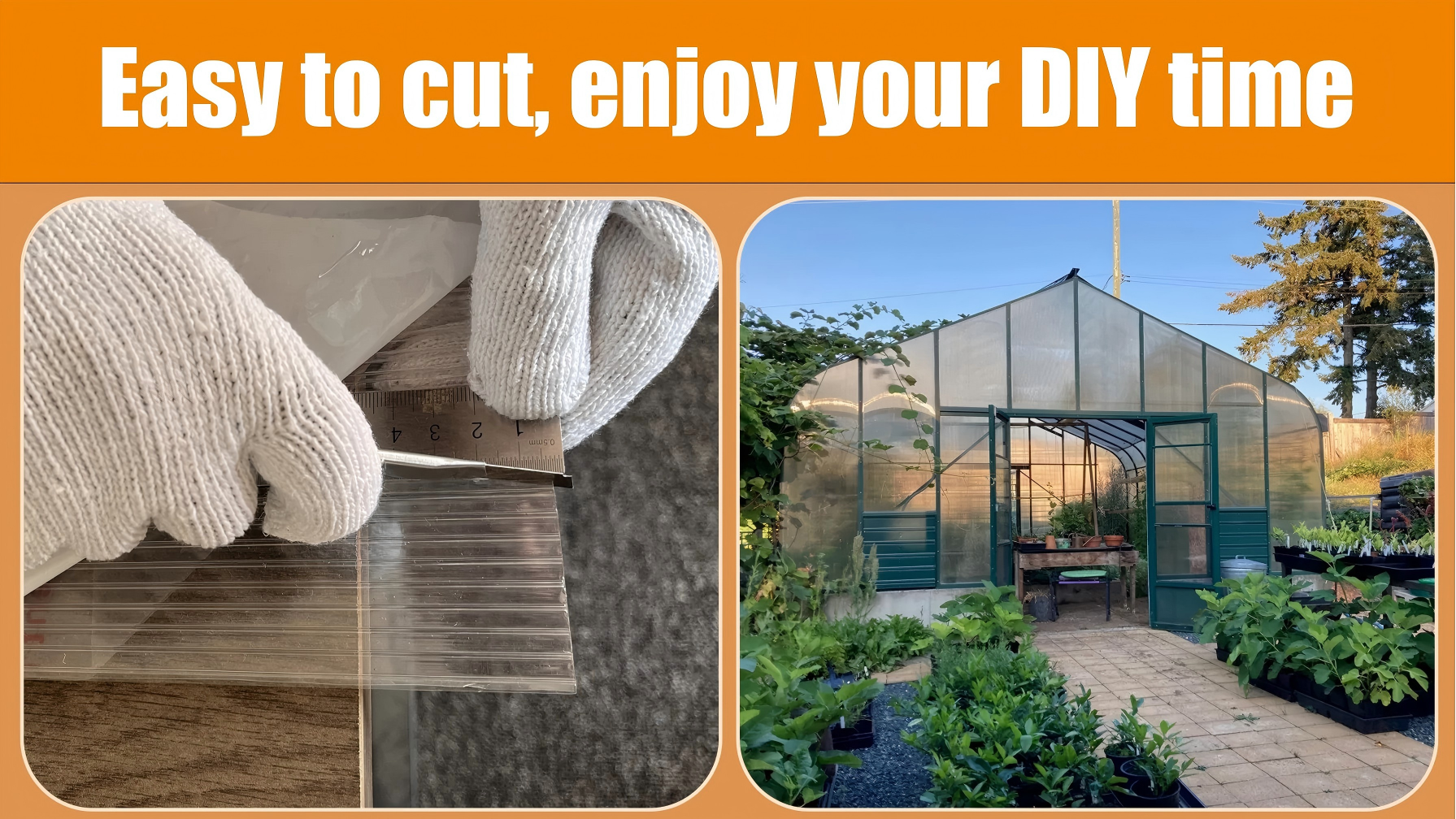 🌿 Mini Greenhouses Made Easy: A Beginner’s Guide Using Polycarbonate Panels