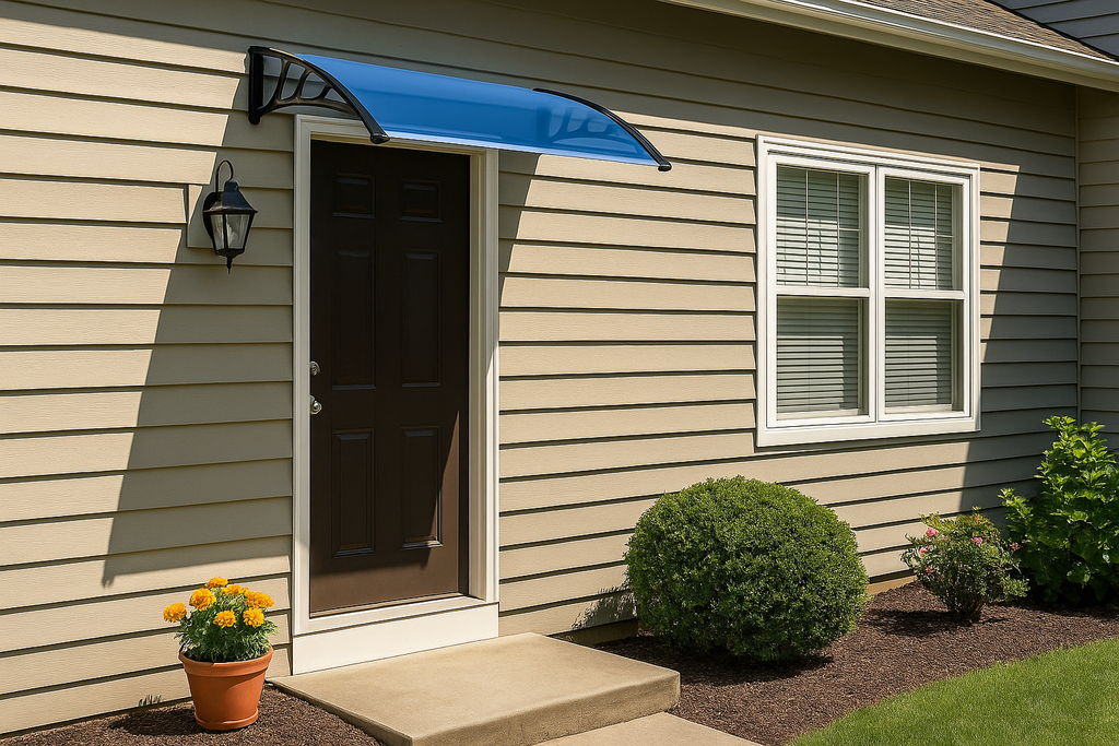 The Best DIY Entryway Upgrade: Polycarbonate Awning for UV & Rain Protection