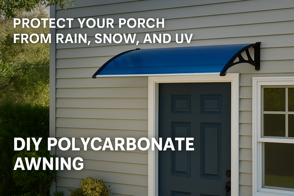 🏡 The Smarter Way to Protect Your Porch: A Modular Polycarbonate Awning You Can Install Yourself