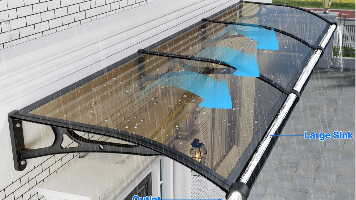 ☔ Why Your Porch Needs a Canopy This Fall — Protection, Comfort, and Curb Appeal in One