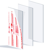 Polycarbonate Clear Plastic Sheet for DIY Projects, Balcony Railings Greenhouse