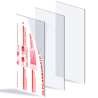 Polycarbonate Clear Plastic Sheet for DIY Projects, Balcony Railings Greenhouse