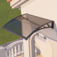 Awning for Door Entrance & Patio – Durable Polycarbonate Window & Door Canopy for UV, Rain & Snow Protection