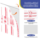 Polycarbonate Clear Plastic Sheet for DIY Projects, Balcony Railings Greenhouse