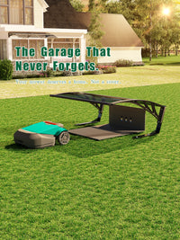 Dawninghome Robot Mower Garage Polycarbonate Panel Awning Canopy for Lawn Mover Rain Shelter