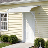 Aluminum Door Awning Canopy – Heavy-Duty Metal Exterior Overhang for Front Door, Window & Patio Protection
