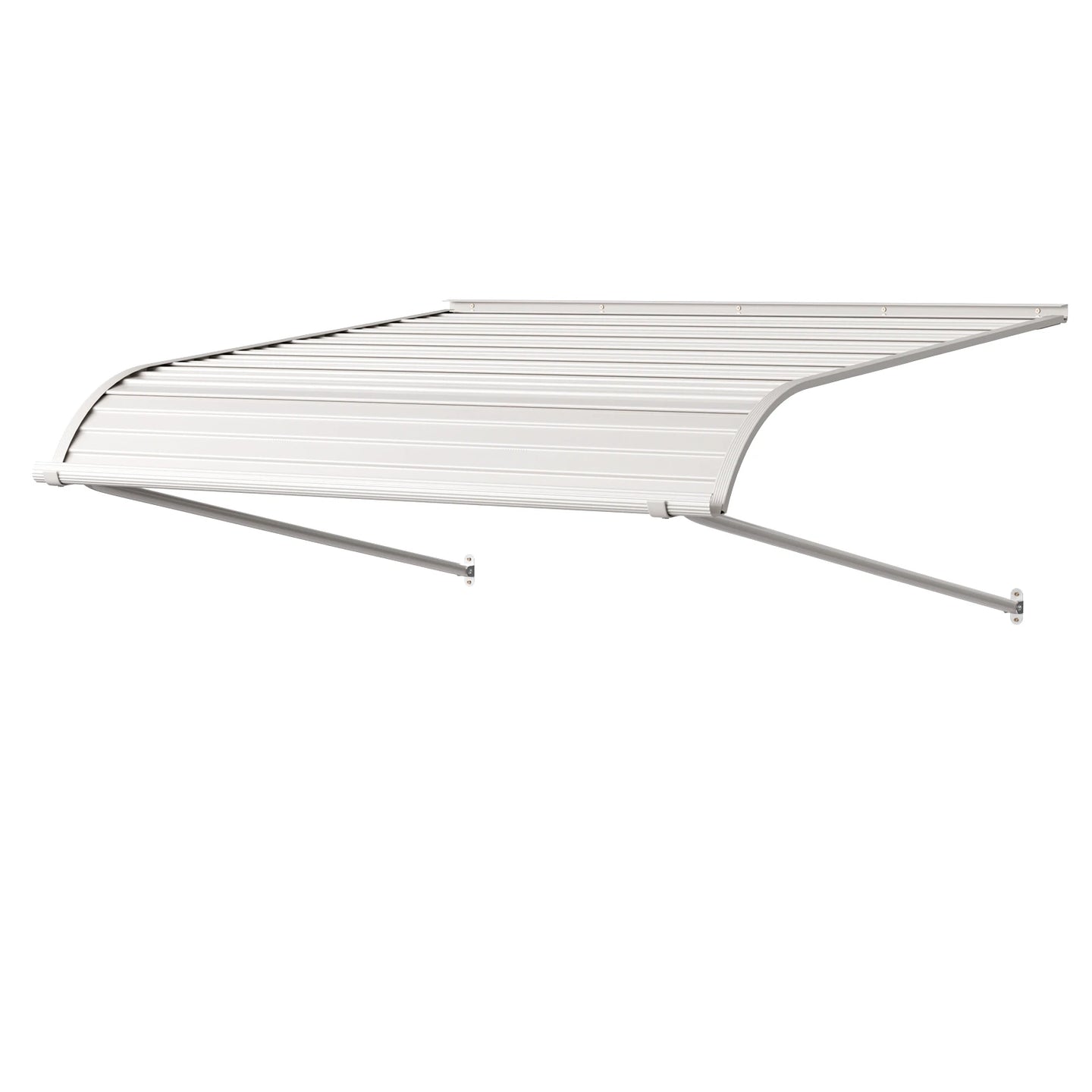 Aluminum Door Awning Canopy 42" x 40" – Heavy-Duty Metal Exterior Overhang for Front Door, Window & Patio Protection