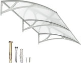 Dawning Home Aluminum Alloy Window Awning Door Canopy Polycarbonate Solid Sheet Patio Cover,UPF 50+ Snow, UV, Rain, Sun Shutter