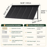 Heavy-Duty Metal Door Awning for Front Doors & Windows – All-Weather Exterior Canopy Protection