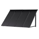 Heavy-Duty Metal Door Awning 24" x 44" – Exterior Front Door & Window Canopy for All-Weather Protection