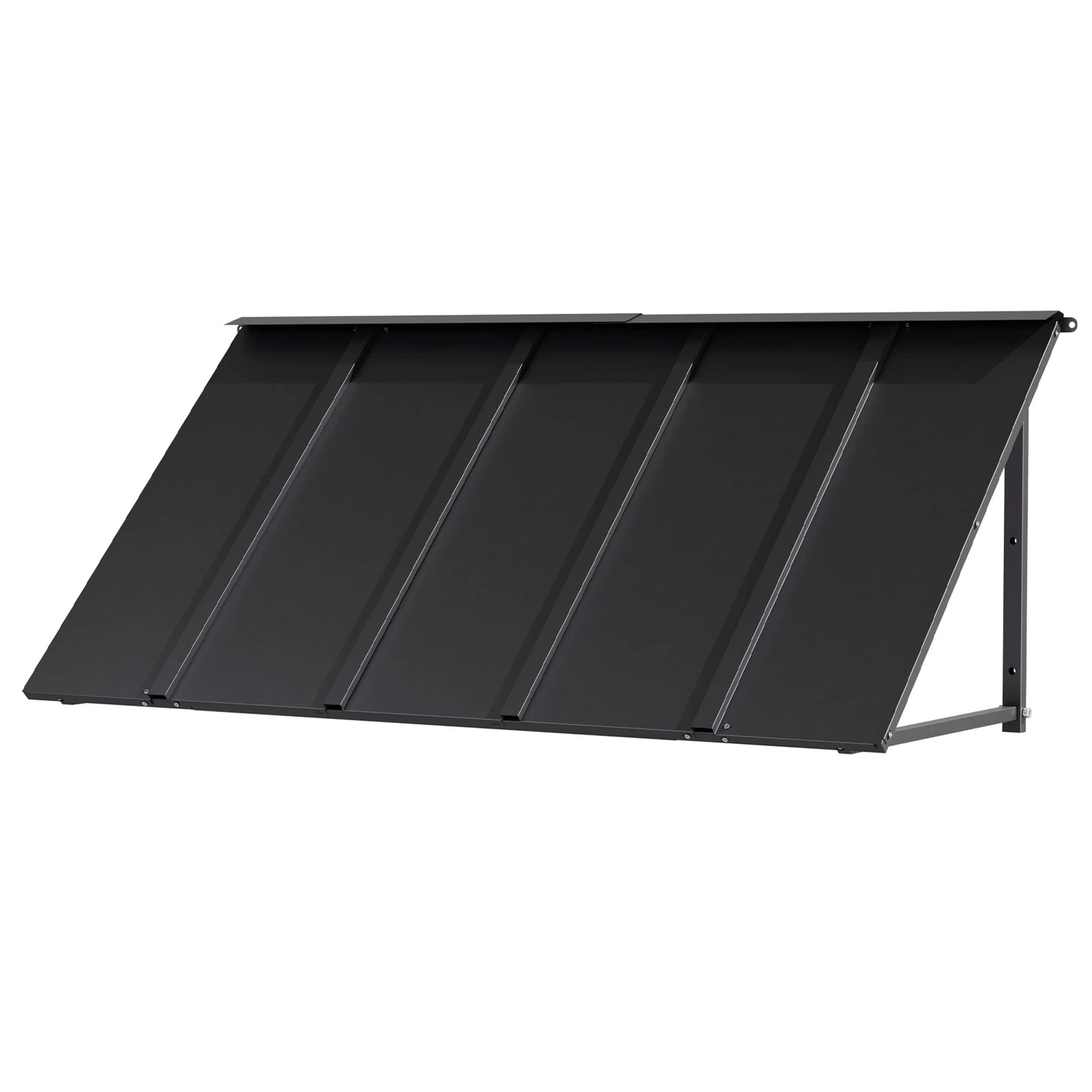Heavy-Duty Metal Door Awning 24" x 55" – Exterior Front Door & Window Canopy for All-Weather Protection