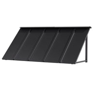 Heavy-Duty Metal Door Awning 24" x 55" – Exterior Front Door & Window Canopy for All-Weather Protection