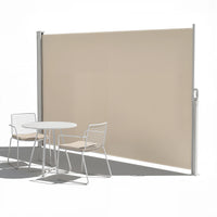 71" x 138" Retractable Side Awning Outdoor Privacy Screen, Waterproof UV Resistant Patio Privacy Divider for Balcony, Deck, Backyard, Garden & Pool
