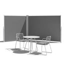 71" x 236" Retractable Side Awning Outdoor Privacy Screen, Waterproof UV Resistant Patio Privacy Divider for Balcony, Deck, Backyard, Garden & Pool