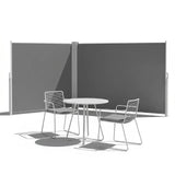 71" x 236" Retractable Side Awning Outdoor Privacy Screen, Waterproof UV Resistant Patio Privacy Divider for Balcony, Deck, Backyard, Garden & Pool