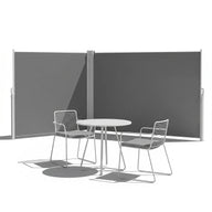 71" x 236" Retractable Side Awning Outdoor Privacy Screen, Waterproof UV Resistant Patio Privacy Divider for Balcony, Deck, Backyard, Garden & Pool