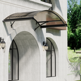 Auvents à arc rond GUANSU-CN avec supports en alliage d'aluminium pour porte, patio, décoration de maison