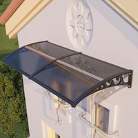 Awning for Door Entrance & Patio – Durable Polycarbonate Window & Door Canopy for UV, Rain & Snow Protection