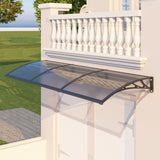 Awning for Door Entrance & Patio – Durable Polycarbonate Window & Door Canopy for UV, Rain & Snow Protection